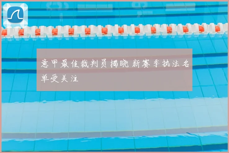 意甲最佳裁判员揭晓 新赛季执法名单受关注